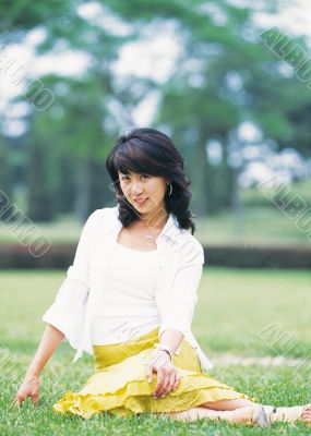 Aisan Young Woman