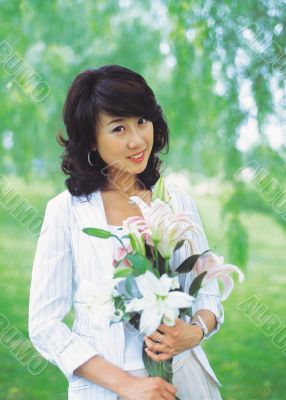 Aisan Young Woman