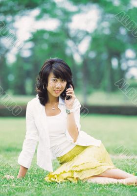 Aisan Young Woman