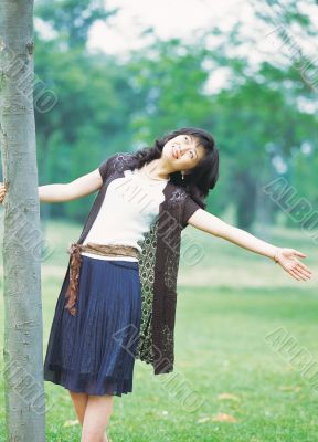 Aisan Young Woman