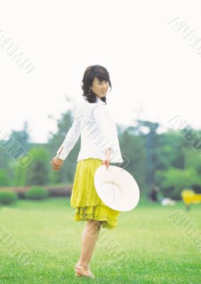 Aisan Young Woman