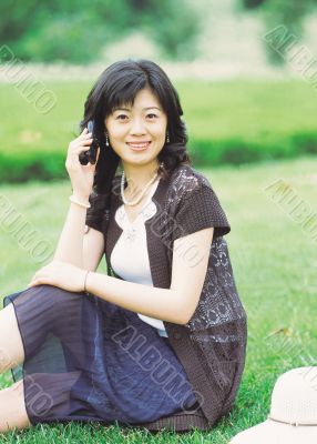 Aisan Young Woman