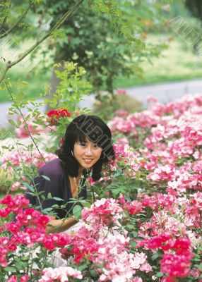 Aisan Young Woman