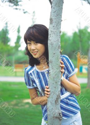 Aisan Young Woman