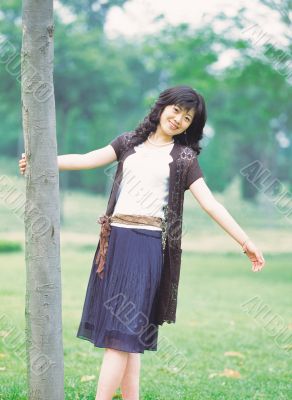 Aisan Young Woman