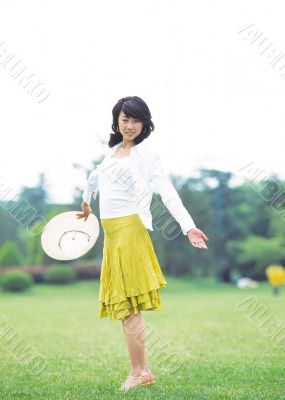 Aisan Young Woman
