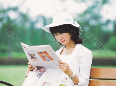 Aisan Young Woman