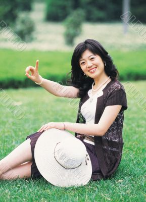 Aisan Young Woman