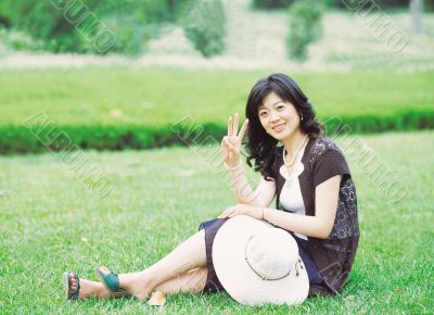 Aisan Young Woman
