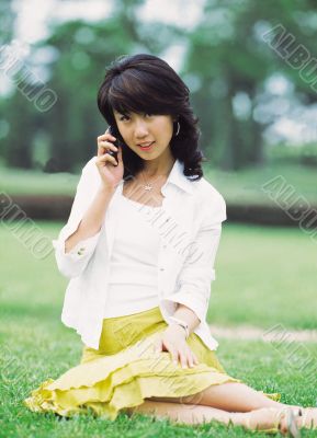 Aisan Young Woman