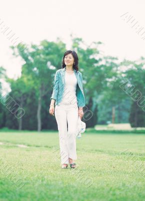 Aisan Young Woman