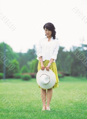 Aisan Young Woman