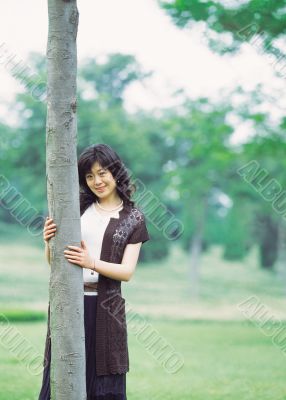 Aisan Young Woman
