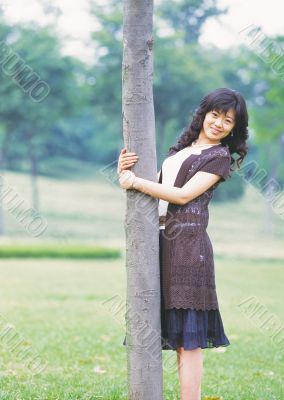 Aisan Young Woman