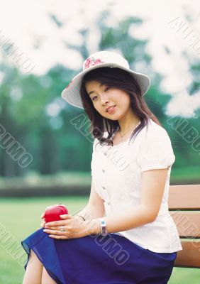 Aisan Young Woman