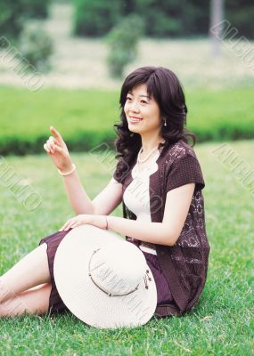 Aisan Young Woman
