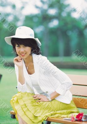 Aisan Young Woman