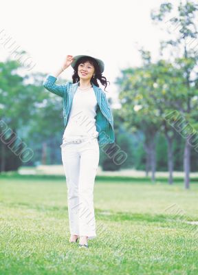 Aisan Young Woman