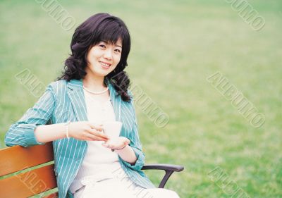 Aisan Young Woman