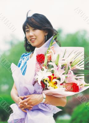 Aisan Young Woman