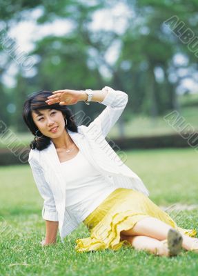 Aisan Young Woman