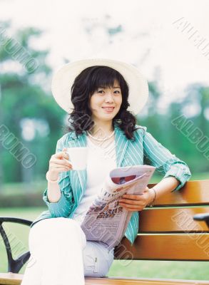 Aisan Young Woman