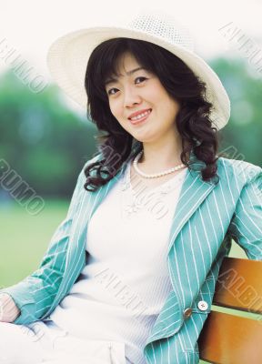 Aisan Young Woman