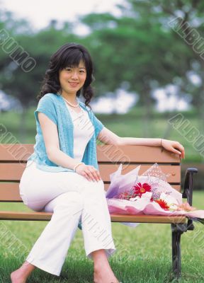 Aisan Young Woman