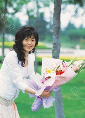 Aisan Young Woman