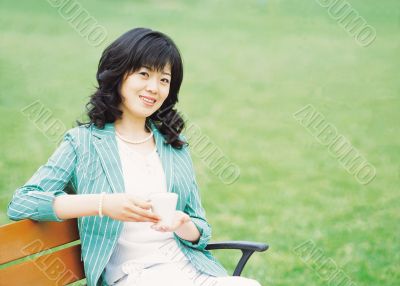 Aisan Young Woman