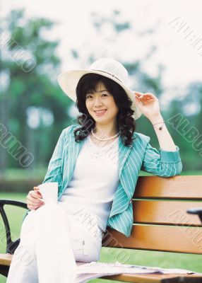 Aisan Young Woman