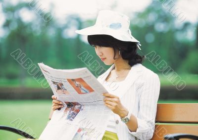 Aisan Young Woman