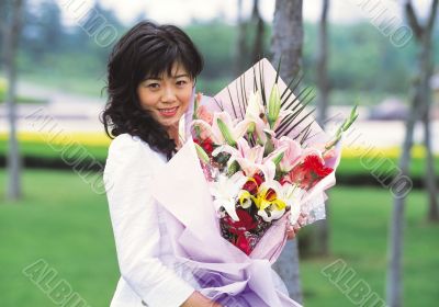 Aisan Young Woman