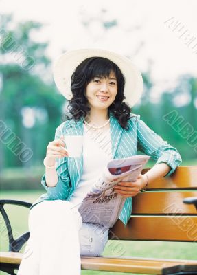 Aisan Young Woman