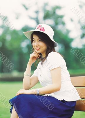 Aisan Young Woman