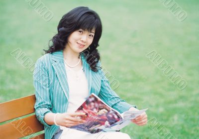 Aisan Young Woman