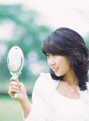 Aisan Young Woman