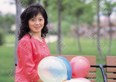 Aisan Young Woman