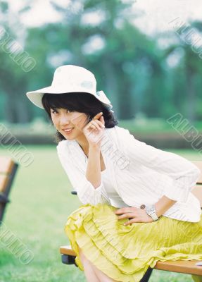 Aisan Young Woman
