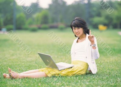 Aisan Young Woman