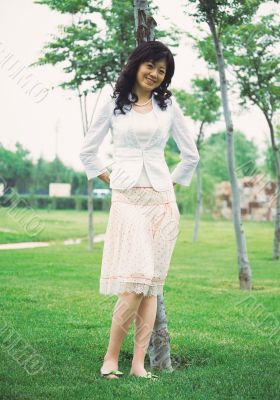 Aisan Young Woman