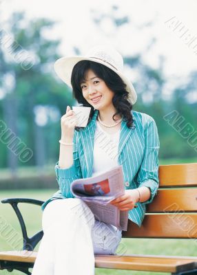 Aisan Young Woman