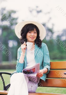 Aisan Young Woman