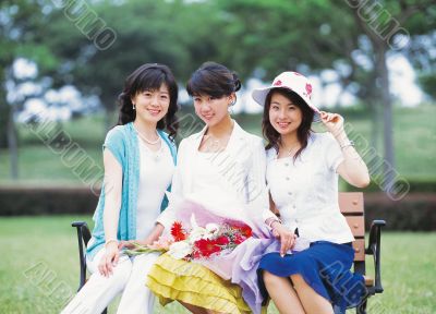 Aisan Young Woman