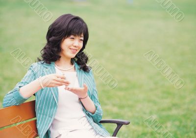 Aisan Young Woman