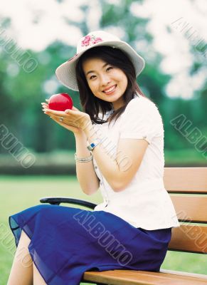 Aisan Young Woman