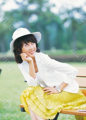 Aisan Young Woman