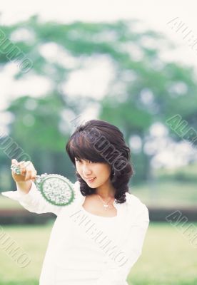 Aisan Young Woman