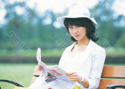 Aisan Young Woman