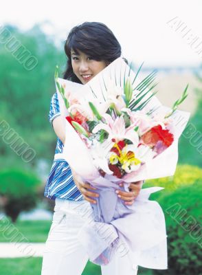 Aisan Young Woman